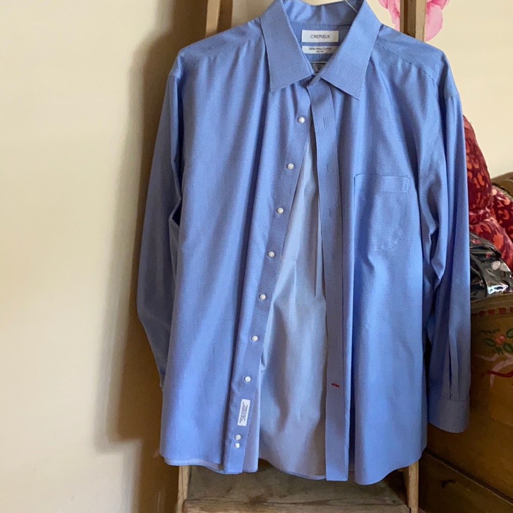 Cremieux dress shirt 17.5x35